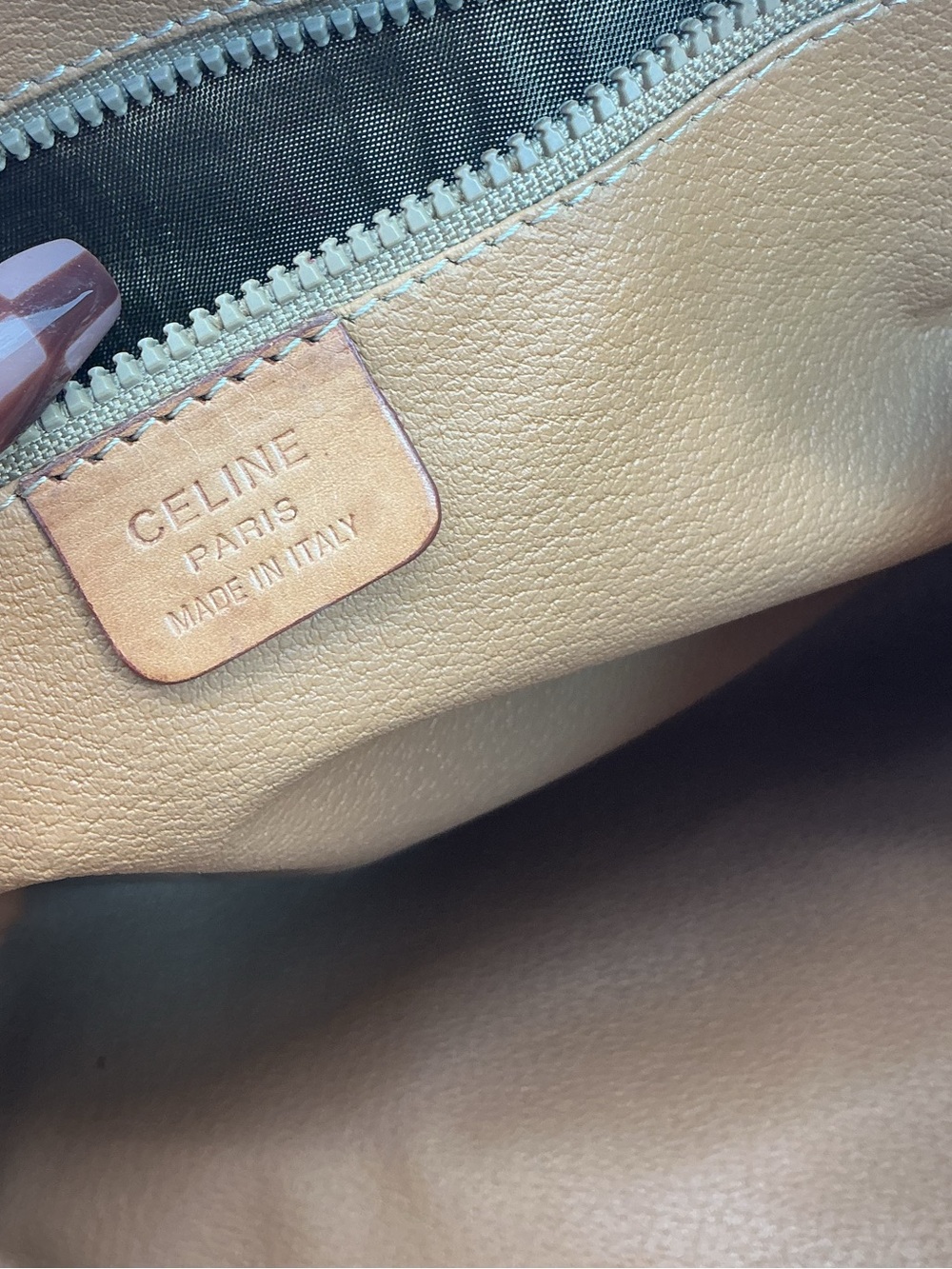 Celine Vintage Macadam Boston 35 Brown Monogram Leather Handbag - Picture 3 of 15